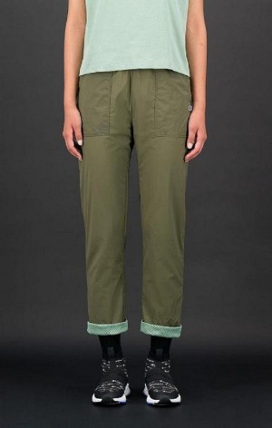 Dámské Jogger Kalhoty Champion Lehké Cargo Pants Zelene | 0947-CJFLE