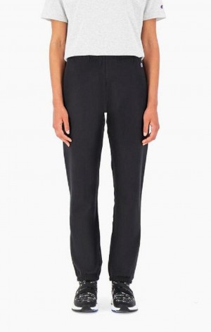 Dámské Jogger Kalhoty Champion Stretch Reverse Weave Joggers Černé | 5493-CPIHE