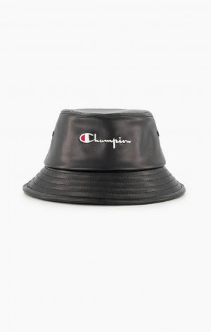 Dámské Klobouky Champion Embroidered Script Logo Bucket Hat Černé | 3184-DJHYE