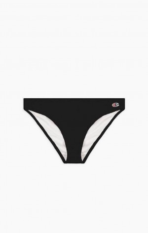 Dámské Plavky Champion Classic C Hipster Bikiny Bottoms Černé | 6912-EBDCO