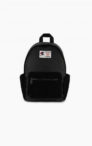 Dámské Tašky Champion 1919 Logo Teddy Backpack Černé | 5619-ZPLQV