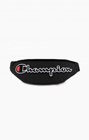 Dámské Tašky Champion Felt Script Logo Air Mesh Belt Bag Černé | 7523-YDANL