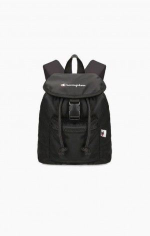 Dámské Tašky Champion Pocket Front Drawstring Backpack Černé | 0564-VYFBK