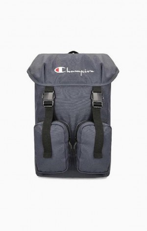 Dámské Tašky Champion Script Logo Přezkou Front Backpack Tmavě Tyrkysové | 3916-VADYI