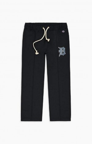 Pánské Jogger Kalhoty Champion Detroit MLB Rovný Leg Woven Trousers Tmavě Blankyt | 4570-GENLI