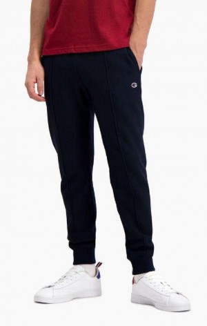 Pánské Jogger Kalhoty Champion Reverse Weave Cuffed Joggers Tmavě Tyrkysové | 9124-IRJZP