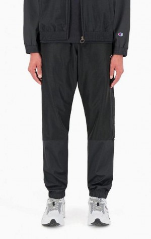 Pánské Jogger Kalhoty Champion Tonal Panel Tracksuit Trousers Černé | 0259-VPOGY