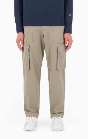 Pánské Jogger Kalhoty Champion Woven Utility Trousers Béžový | 9451-ZNRVC