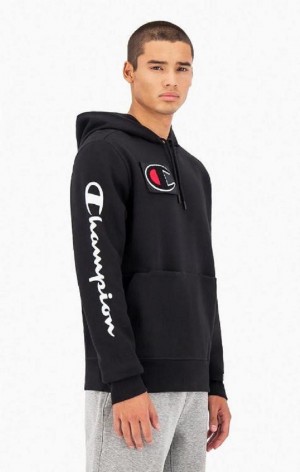 Pánské Mikina s Kapucí Champion Ultimate Gaming Hoodie Černé | 3275-CQSWM