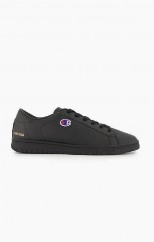 Pánské Sportovní Boty Champion Embossed Script Logo Trainers Černé | 4298-CEUXK