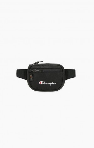 Pánské Tašky Champion Script Logo Zip Belt Bag Černé | 5683-ZJRPW