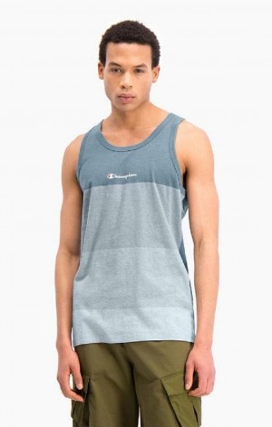 Pánské Tričko Champion Ombré Panelled Tank Top Blankyt | 6148-STHFV