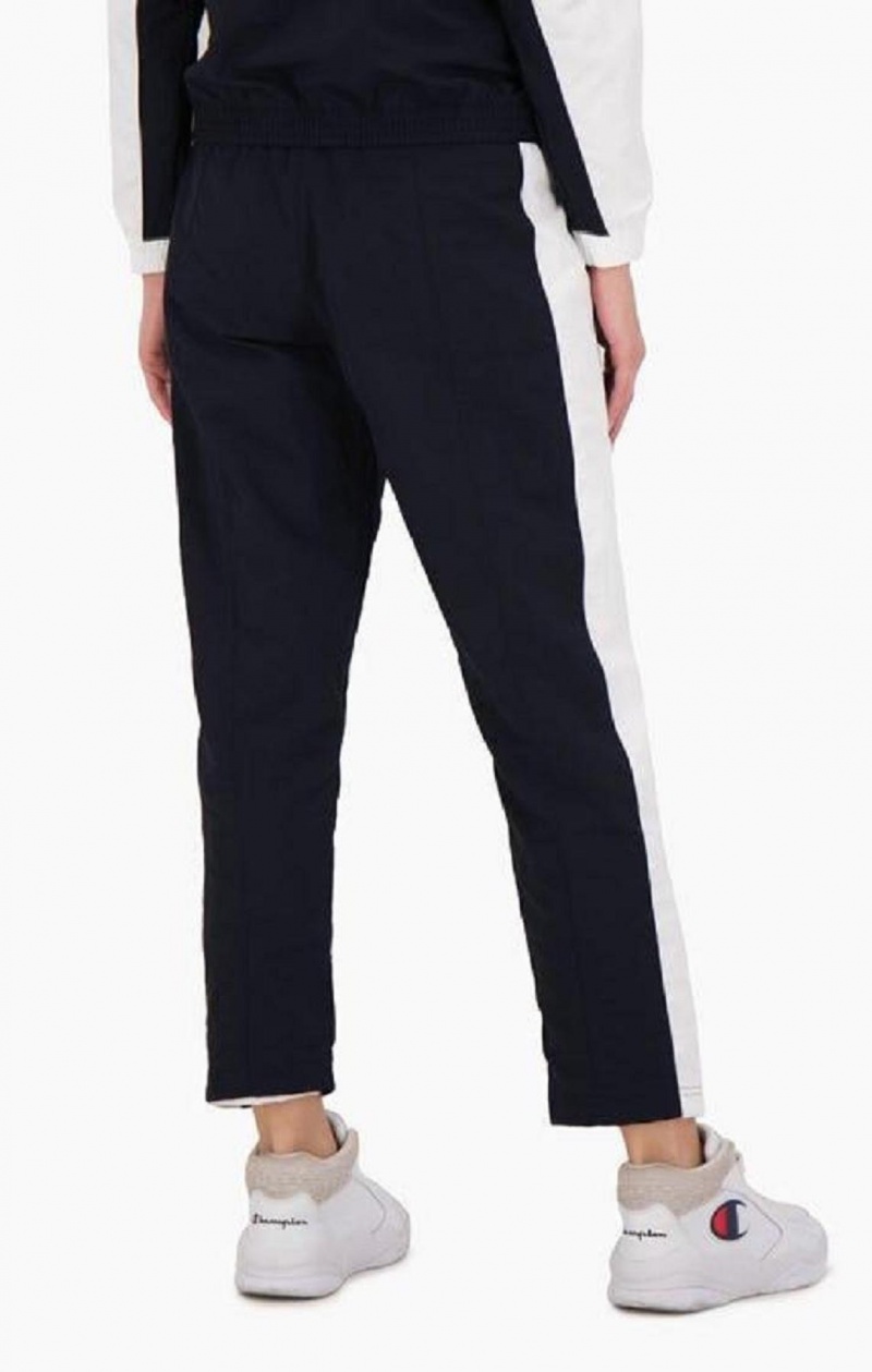 Dámské Jogger Kalhoty Champion Colour Block Popper Track Pants Černé | 7103-BTMUR