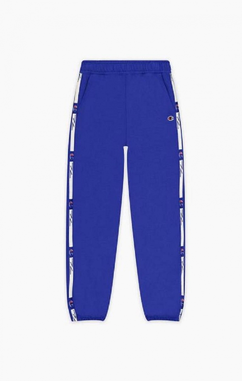 Dámské Jogger Kalhoty Champion Contrast Jacquard Logo Tape Fleece Joggers Blankyt | 3012-ESRPF