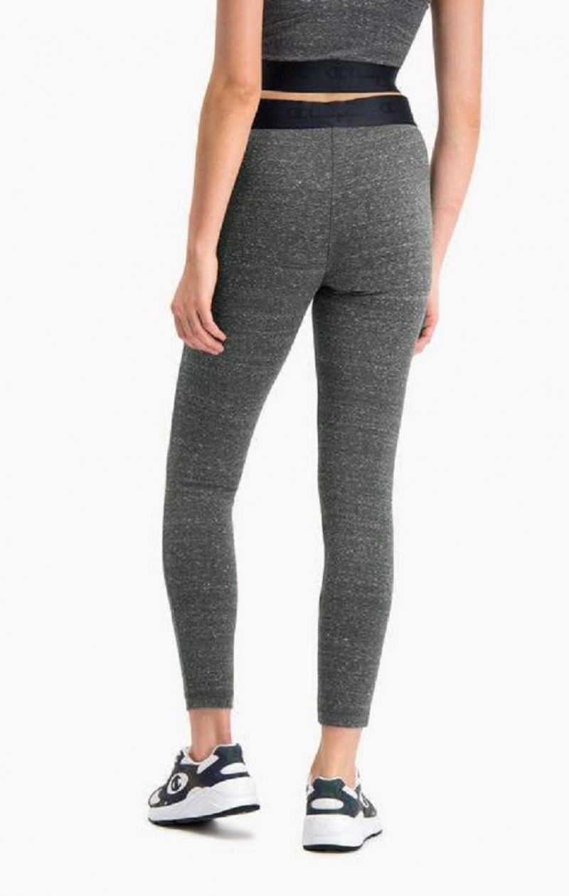 Dámské Jogger Kalhoty Champion Script Logo Crossover Tréninková Leggings Tmavě Šedé | 6829-MVFGQ