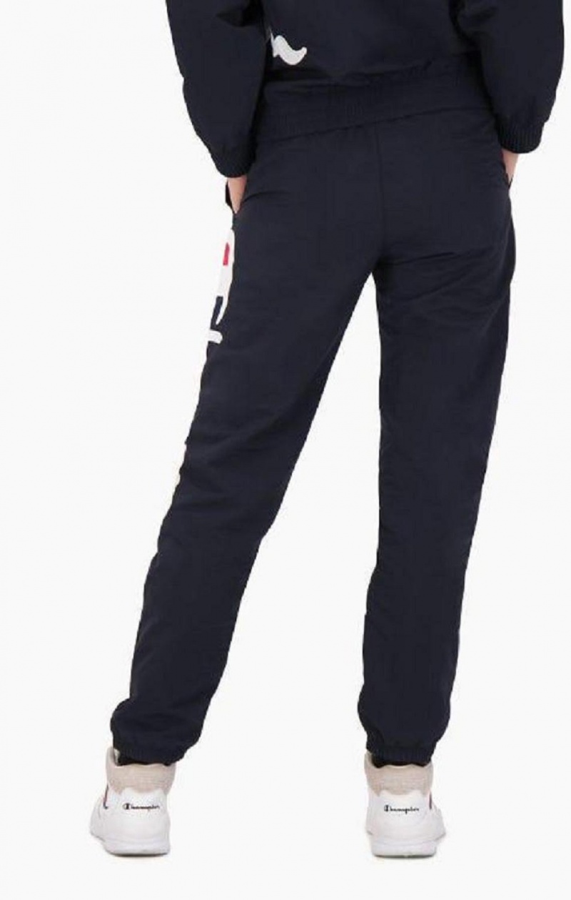 Dámské Jogger Kalhoty Champion Statement Script Logo Leg Track Pants Tmavě Blankyt | 0249-UOPDS