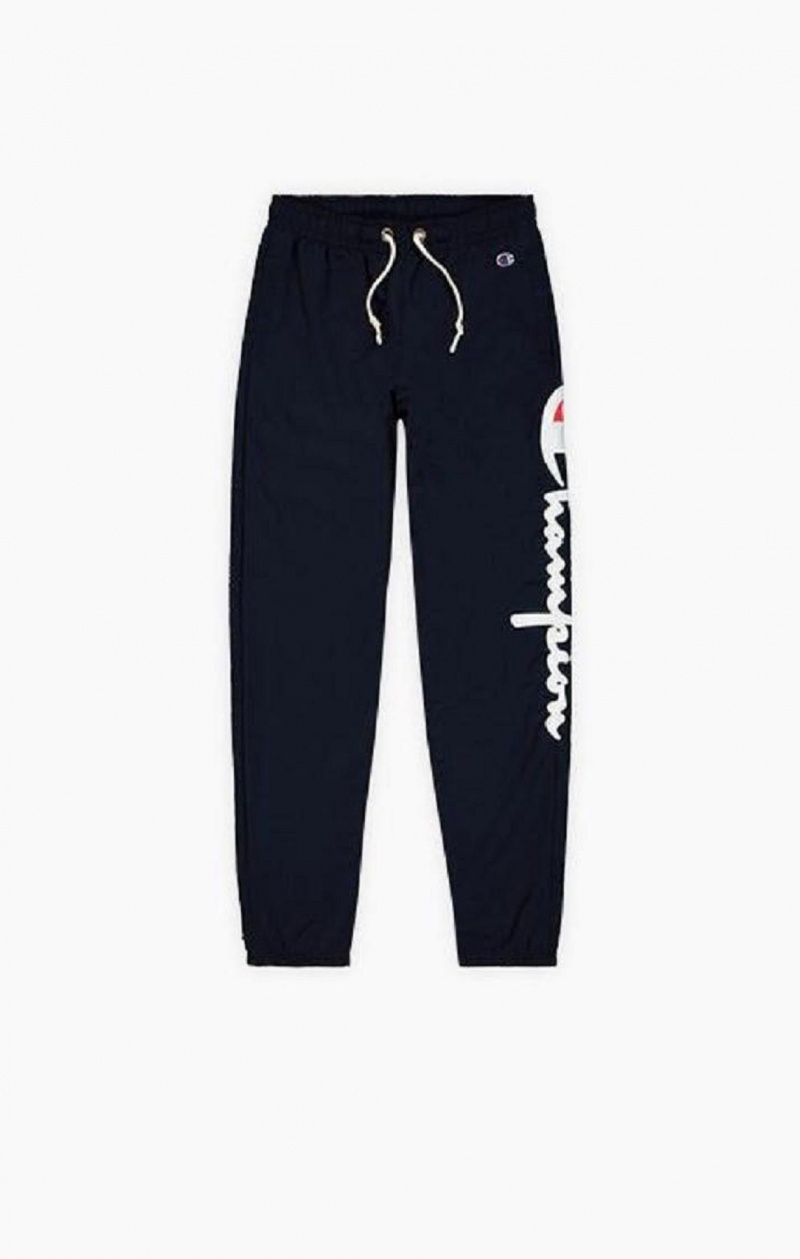 Dámské Jogger Kalhoty Champion Statement Script Logo Leg Track Pants Tmavě Blankyt | 0249-UOPDS