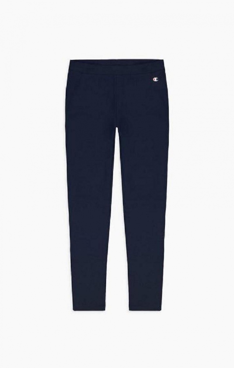 Dámské Jogger Kalhoty Champion Stretch Bavlněné Terry Leggings Tmavě Blankyt | 8391-QEOIS