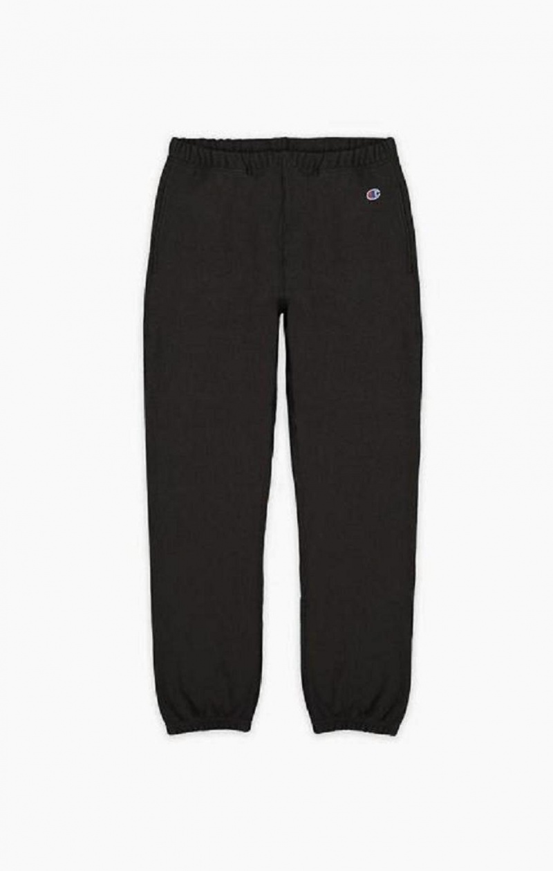 Dámské Jogger Kalhoty Champion Stretch Reverse Weave Joggers Černé | 5493-CPIHE