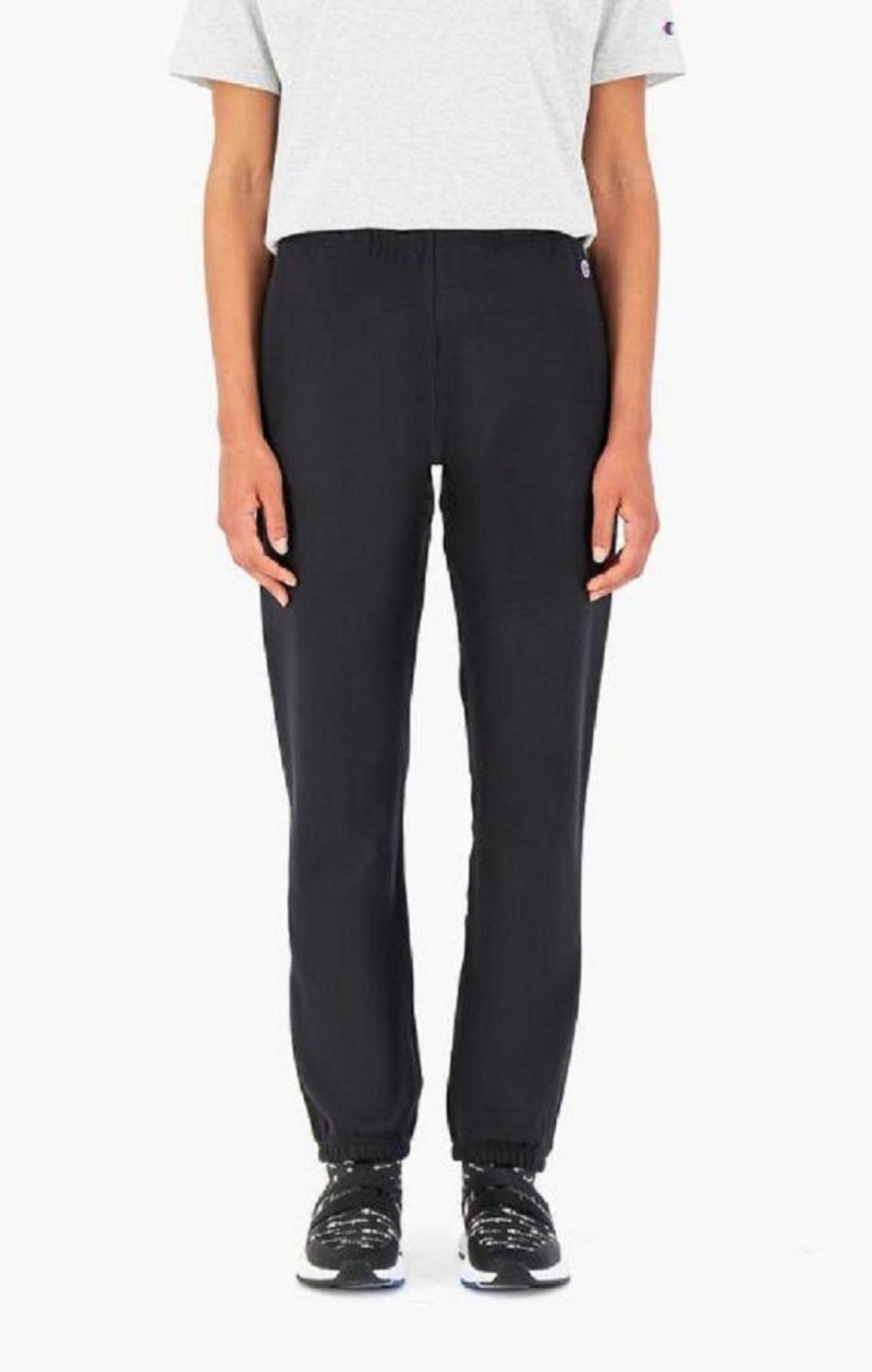 Dámské Jogger Kalhoty Champion Stretch Reverse Weave Joggers Černé | 5493-CPIHE