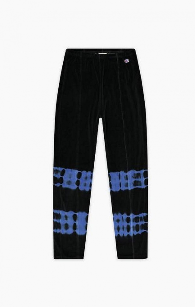 Dámské Jogger Kalhoty Champion Tie Dye C Logo Velour Track Pants Tmavě Blankyt | 1567-QYPNB