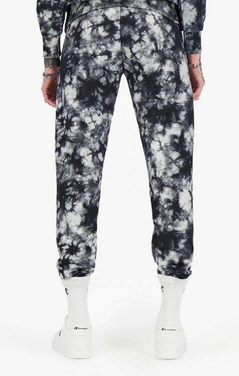 Dámské Jogger Kalhoty Champion Tie Dye Digitální Print Joggers Černé Bílé | 9402-GJEHC