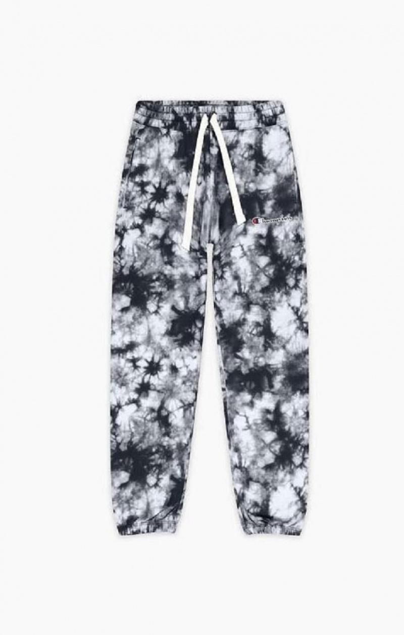 Dámské Jogger Kalhoty Champion Tie Dye Digitální Print Joggers Černé Bílé | 9402-GJEHC