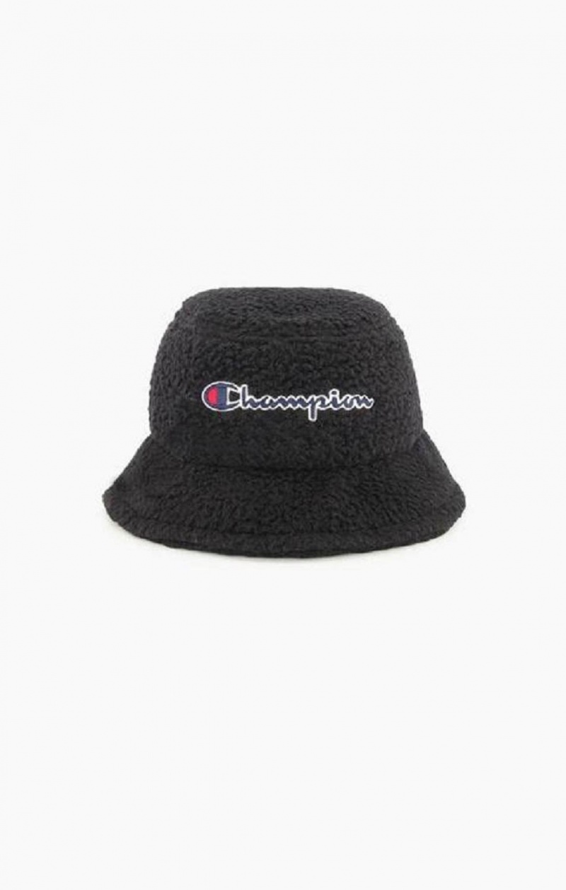 Dámské Klobouky Champion Embroidered Script Logo Bucket Hat Černé | 9254-ZBUPV