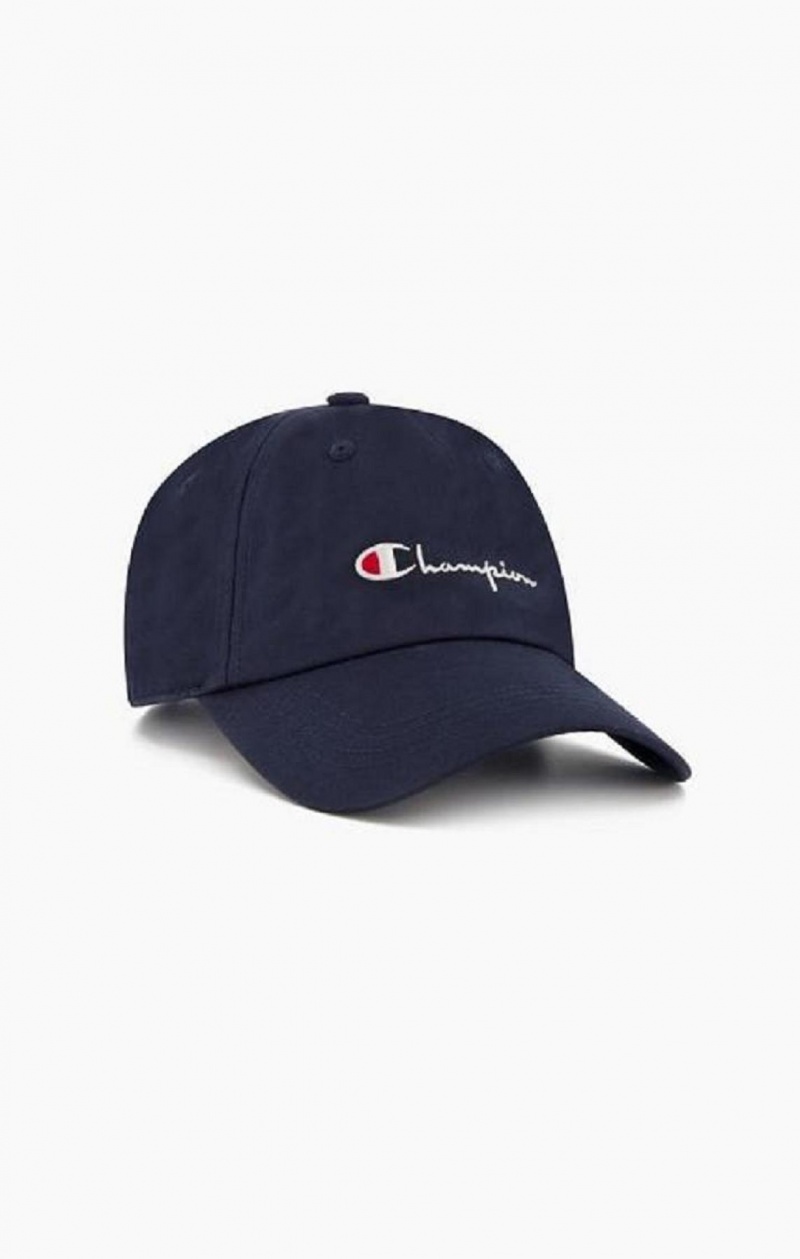 Dámské Klobouky Champion Script Logo Woven Baseball Cap Tyrkysové Blankyt | 4861-SLVJA