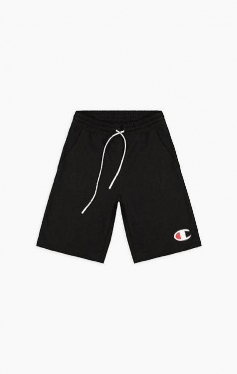 Dámské Kraťasy Champion C Patch Bermuda Shorts Černé | 9780-FUHGR