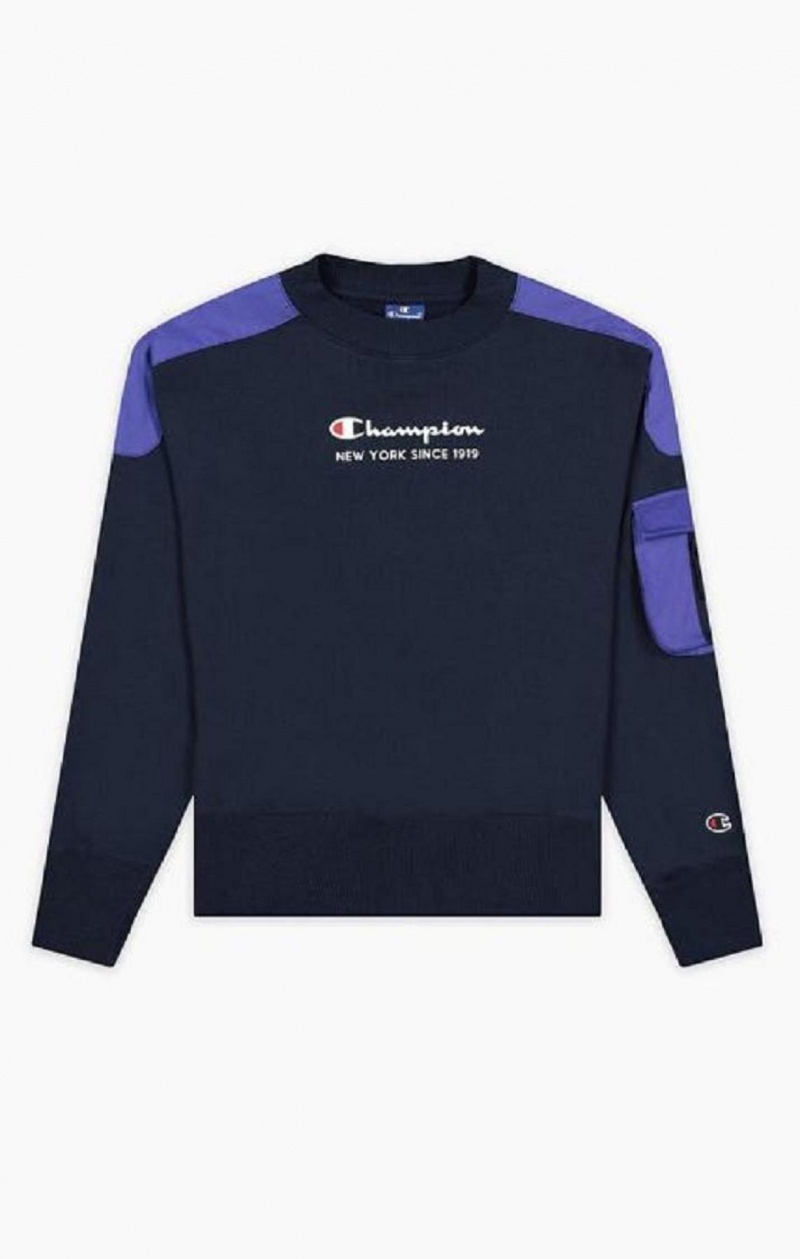 Dámské Mikiny Champion New York Sweatshirt Fialové | 1245-GFZJM