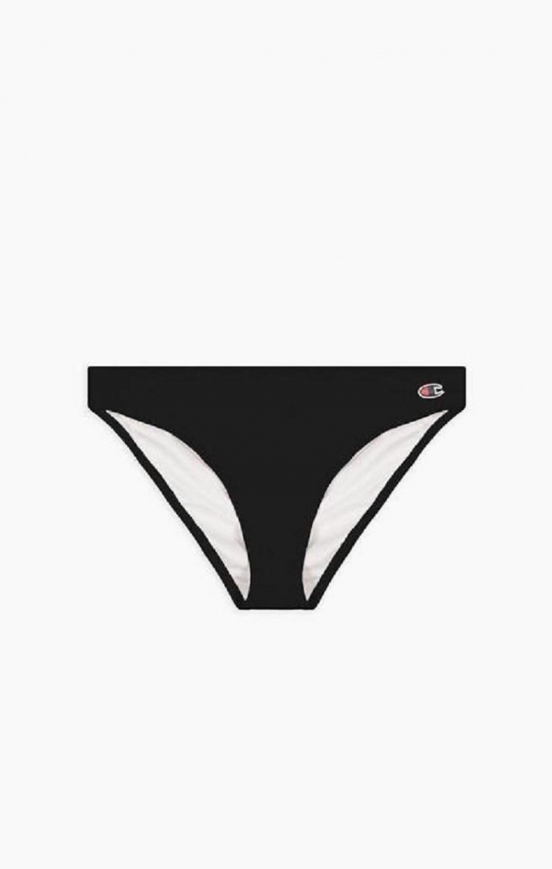 Dámské Plavky Champion Classic C Hipster Bikiny Bottoms Černé | 6912-EBDCO