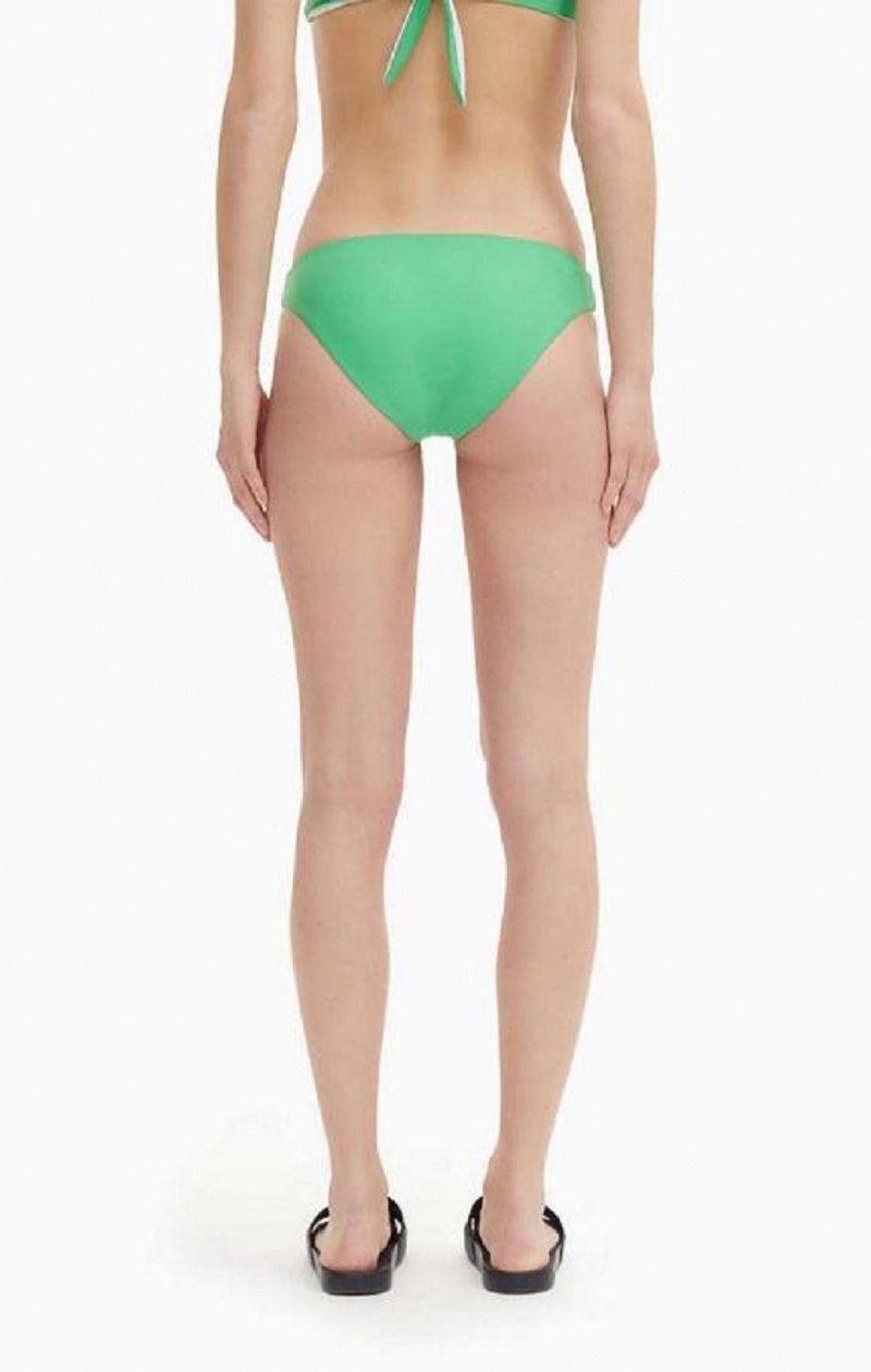 Dámské Plavky Champion Reversible 'C' Logo Patch Bikiny Bottoms Zelene | 4816-ZEDGW