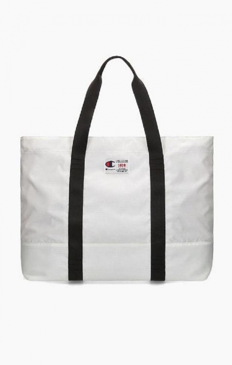 Dámské Tašky Champion 1919 Script Logo Tote Bag Bílé | 4057-UIMQJ