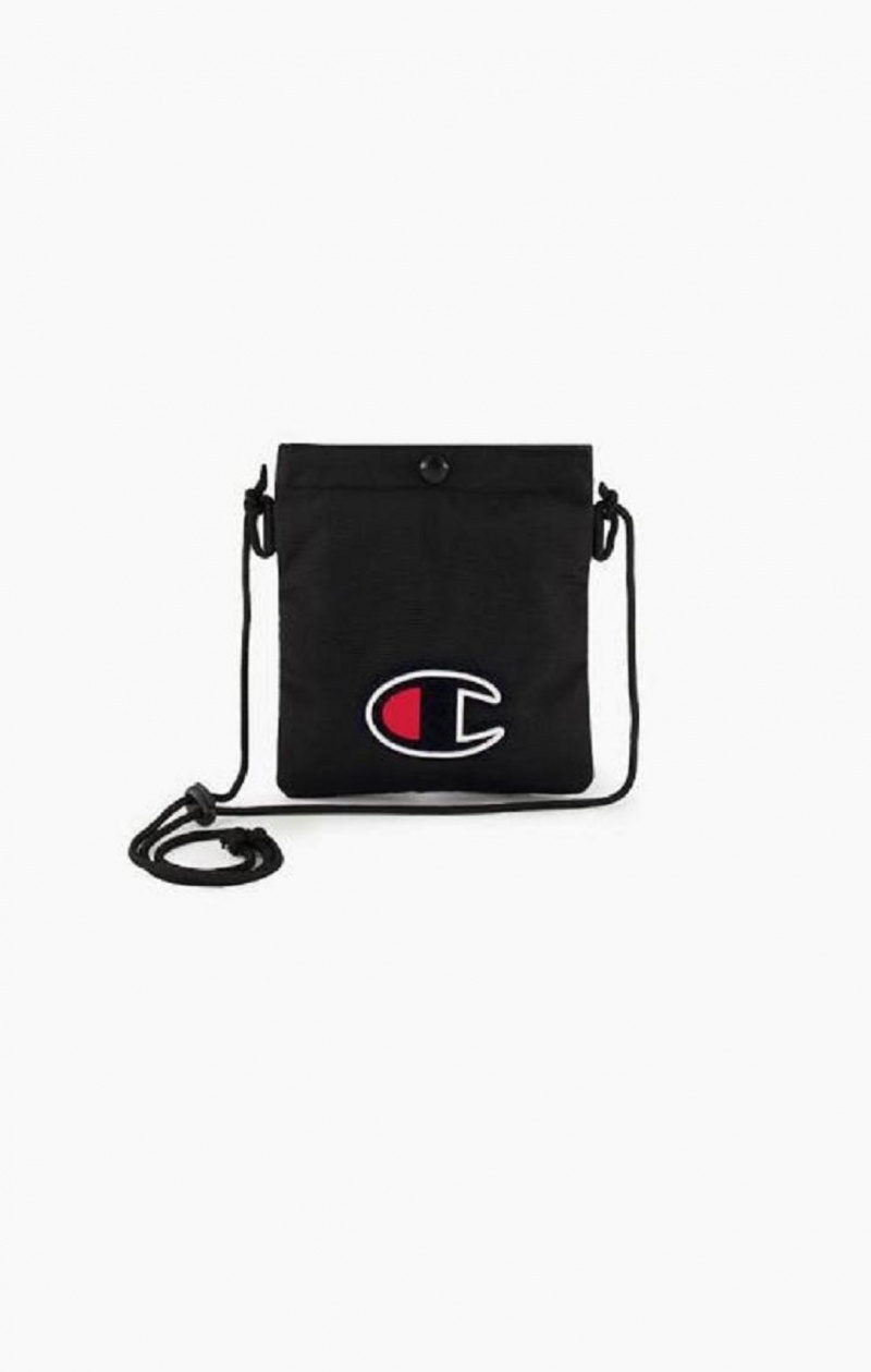 Dámské Tašky Champion C Logo Coated Mini Shoulder Bag Černé | 7260-OEUWS