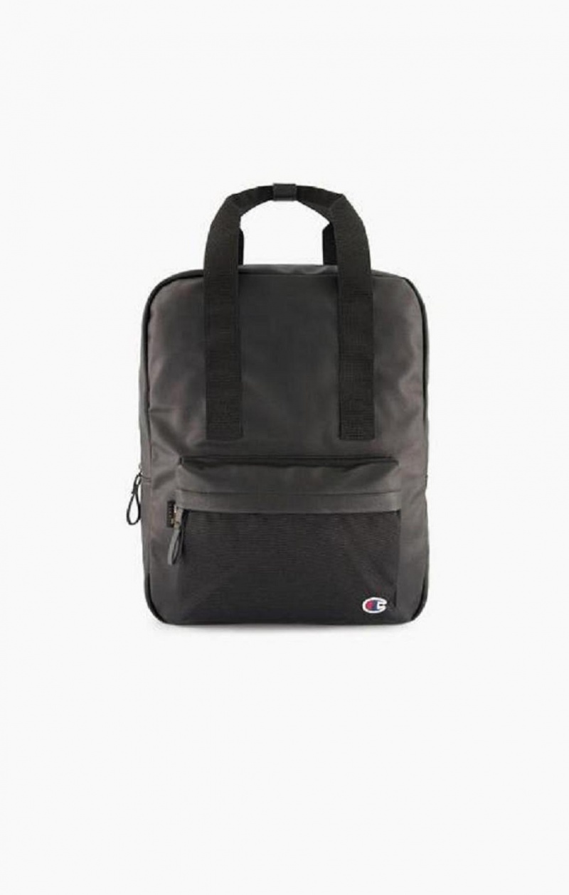 Dámské Tašky Champion C Logo Veganské Læder Backpack Černé | 7906-CPJHN