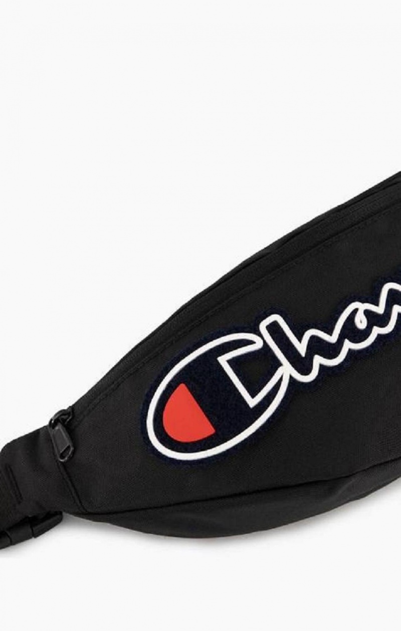 Dámské Tašky Champion Felt Script Logo Air Mesh Belt Bag Černé | 7523-YDANL