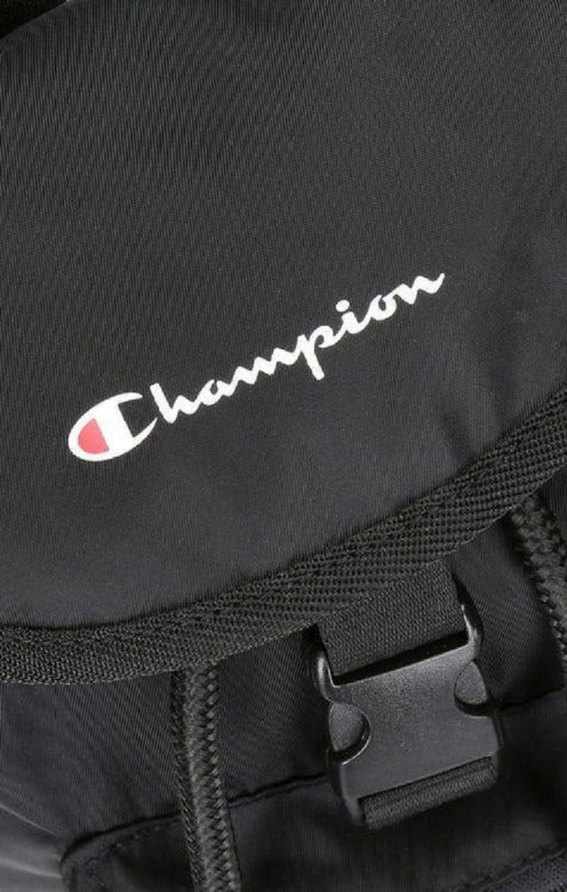 Dámské Tašky Champion Pocket Front Drawstring Backpack Černé | 0564-VYFBK