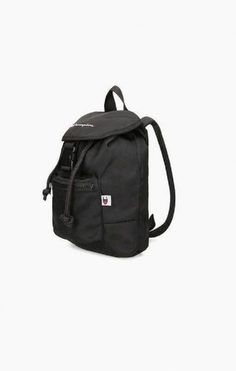 Dámské Tašky Champion Pocket Front Drawstring Backpack Černé | 0564-VYFBK