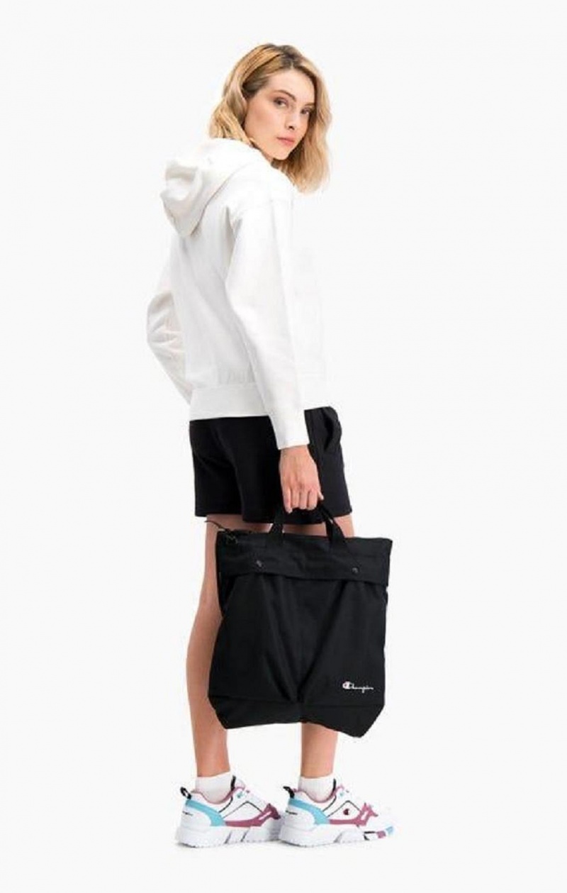 Dámské Tašky Champion Pocket Front Zip Tote Bag Černé | 8495-BMSEX