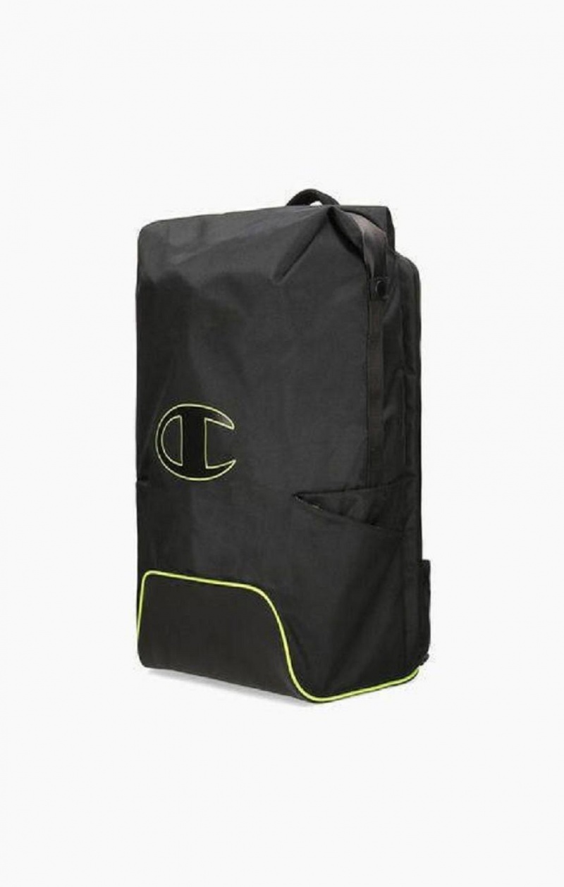 Dámské Tašky Champion Roll Top Neon Outline C Logo Backpack Černé | 6385-SLYON