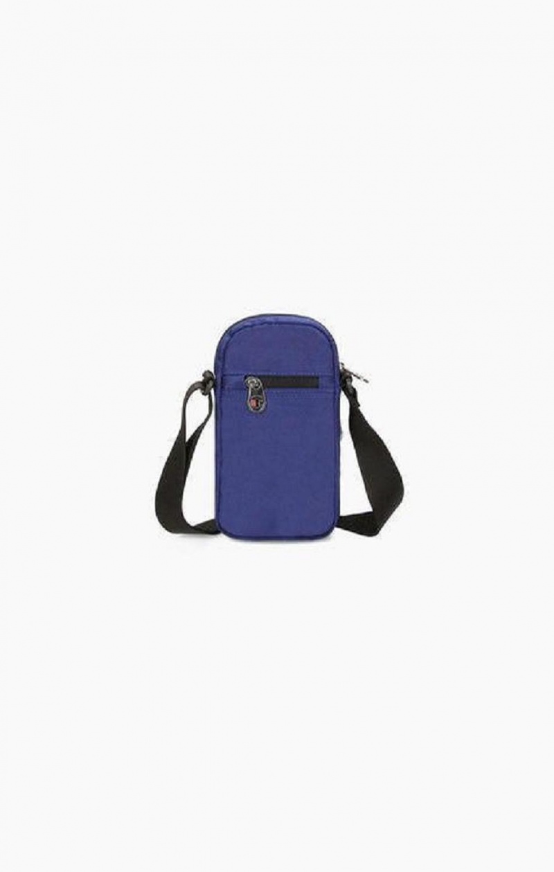 Dámské Tašky Champion Satin C Logo Patch Double Páskové Crossbody Bag Blankyt | 6783-OADEX