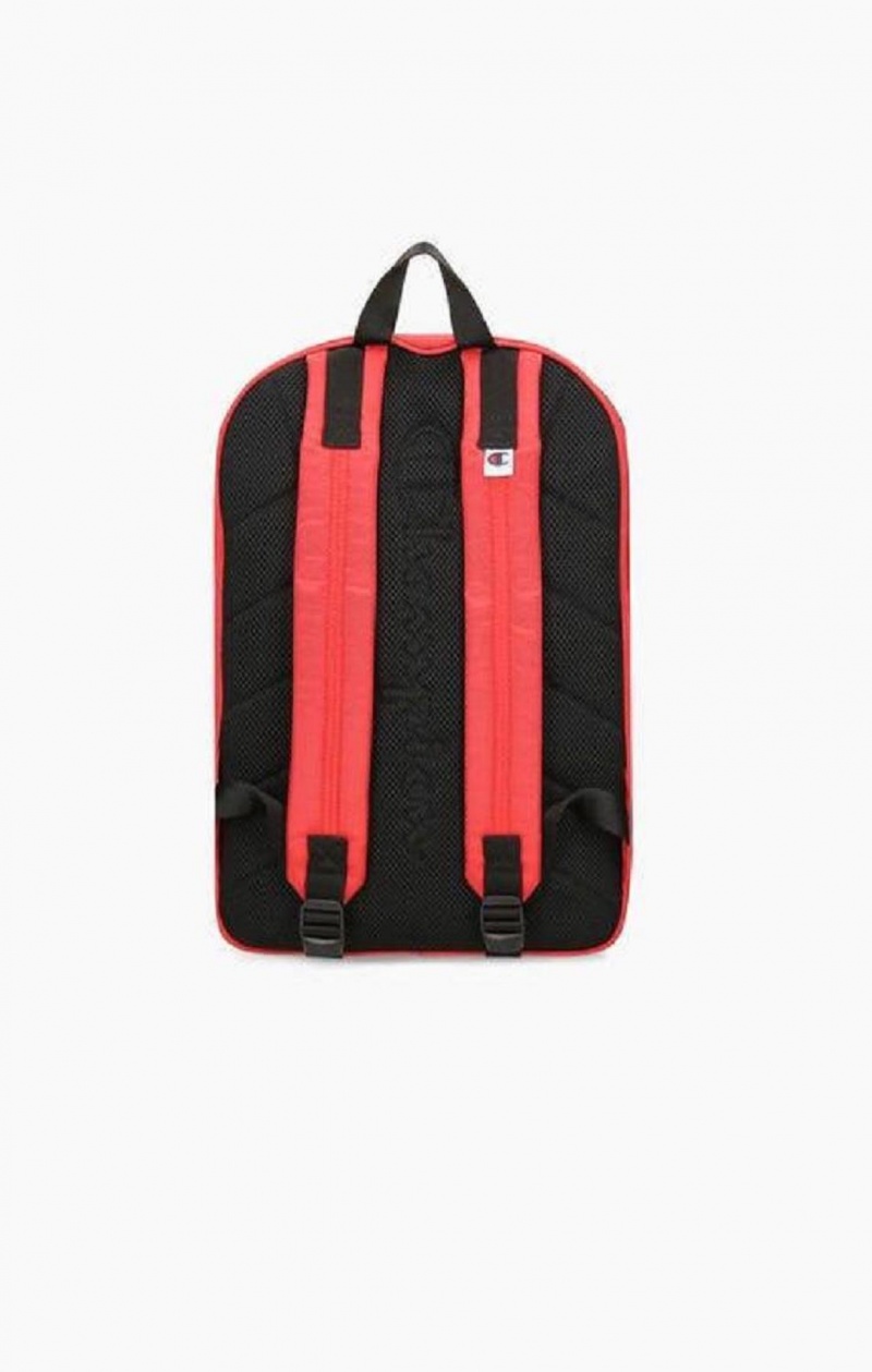 Dámské Tašky Champion Satin C Logo Patch Zipped Backpack Červené | 8561-ZKQGC