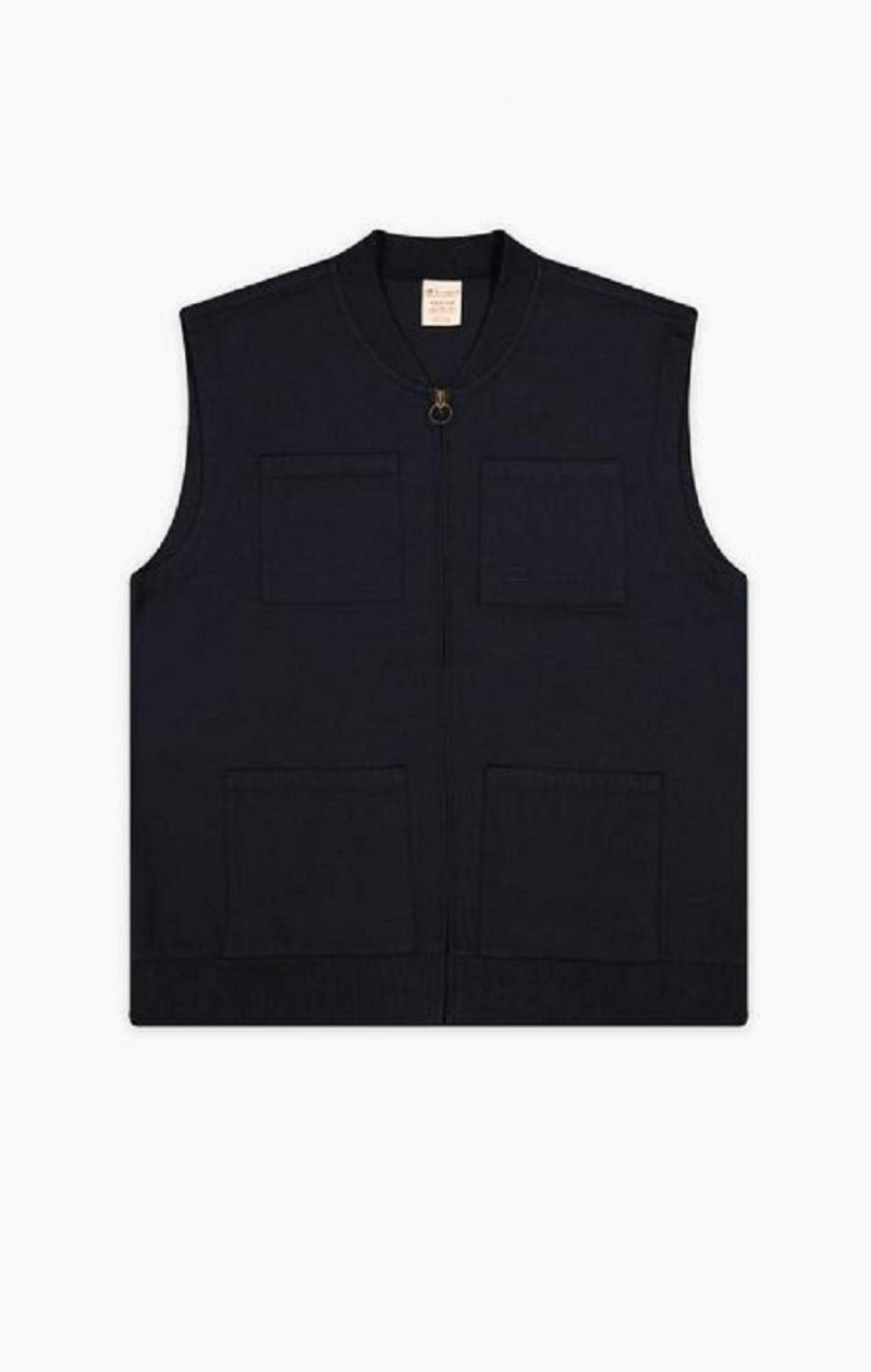 Pánské Bundy Champion Woven Utility Vest Tmavě Blankyt | 7359-ROVMC