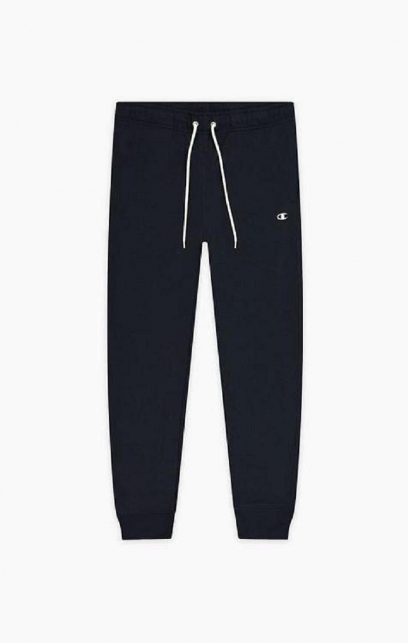 Pánské Jogger Kalhoty Champion C Logo Detail Cuffed Joggers Tmavě Blankyt | 7928-IMJPN