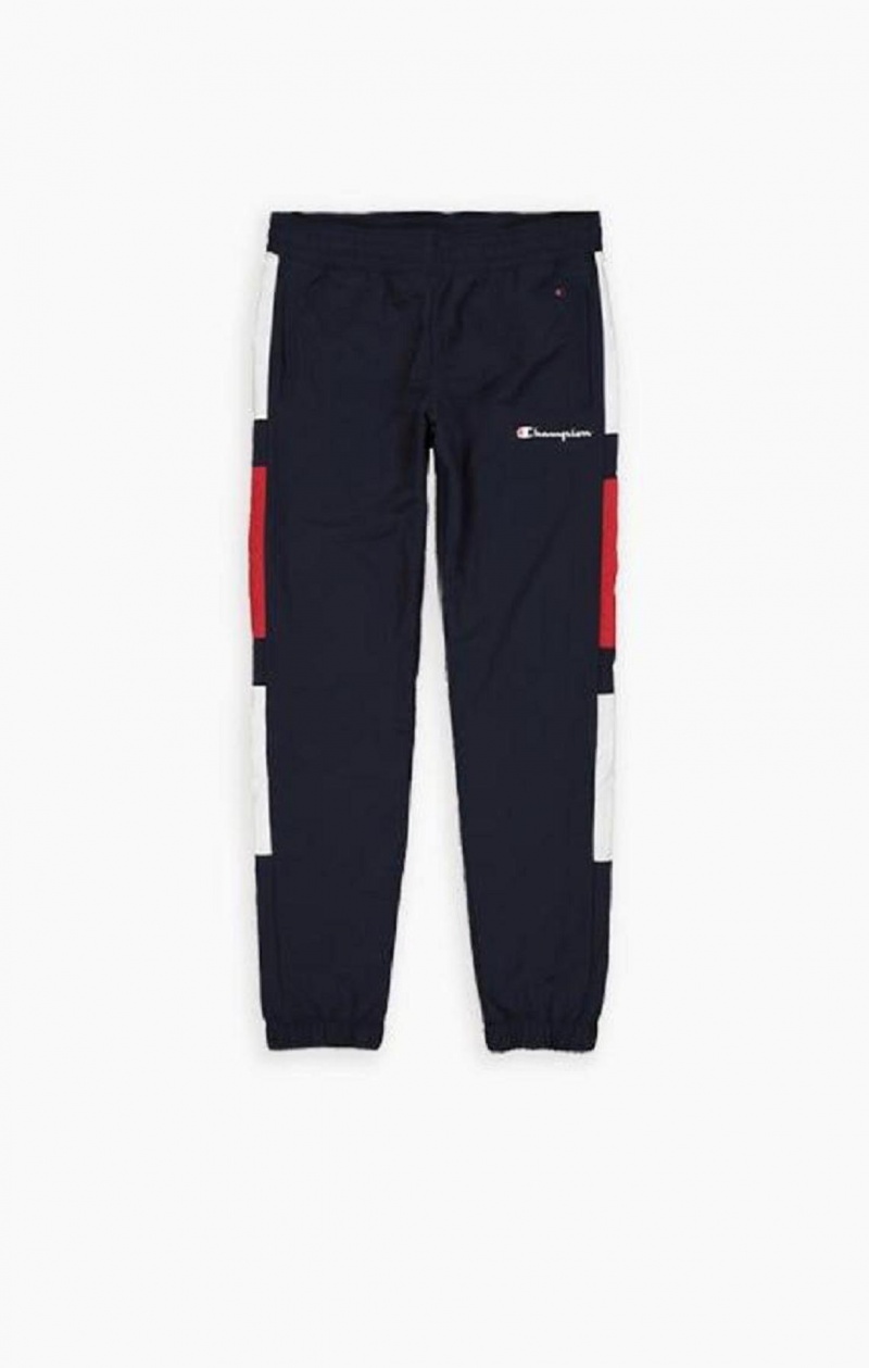 Pánské Jogger Kalhoty Champion Colour Block Track Pants Tmavě Tyrkysové | 6751-GDRMY