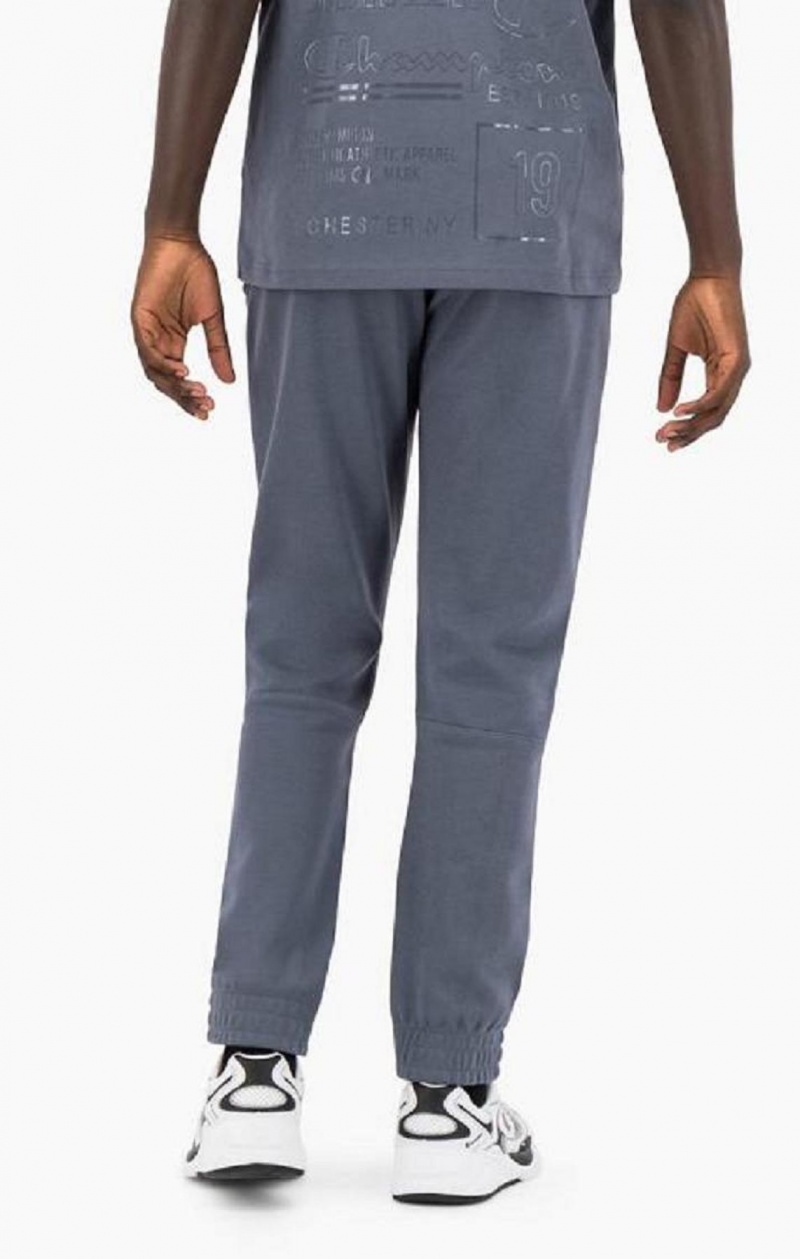 Pánské Jogger Kalhoty Champion Grafická Logo Print Polstrovaný Insert Track Pants Tmavě Šedé | 1096-EWOGJ