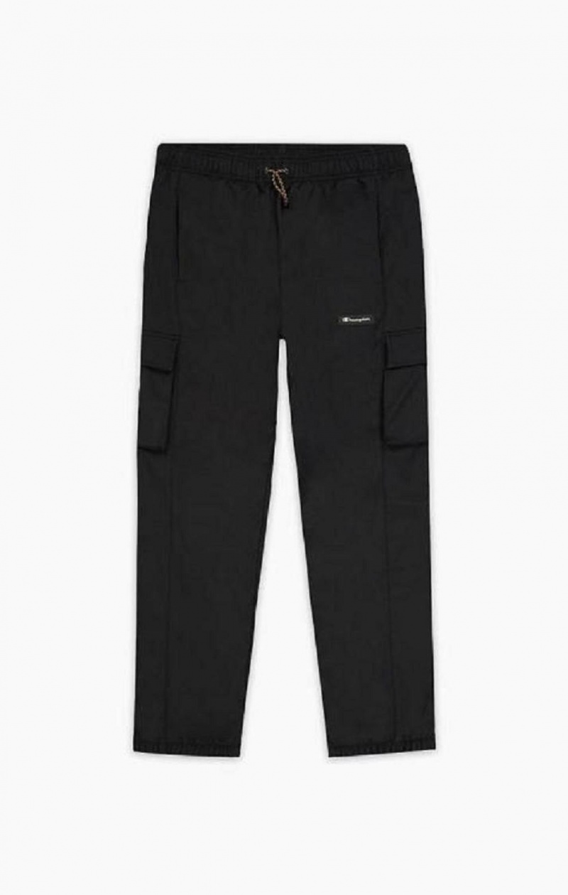 Pánské Jogger Kalhoty Champion Reflective Logo Cargo Pants Černé | 9812-FZWQT