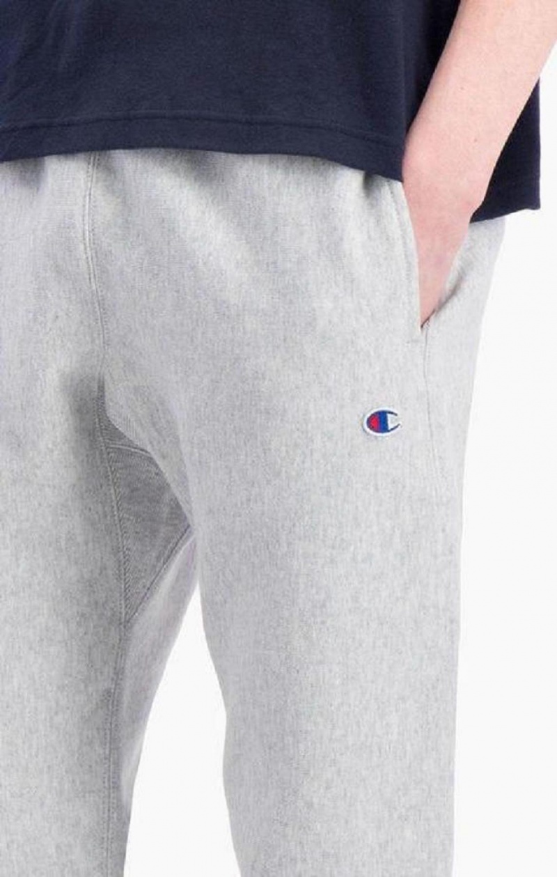 Pánské Jogger Kalhoty Champion Reverse Weave Joggers Světle Šedé | 6473-BOLJD