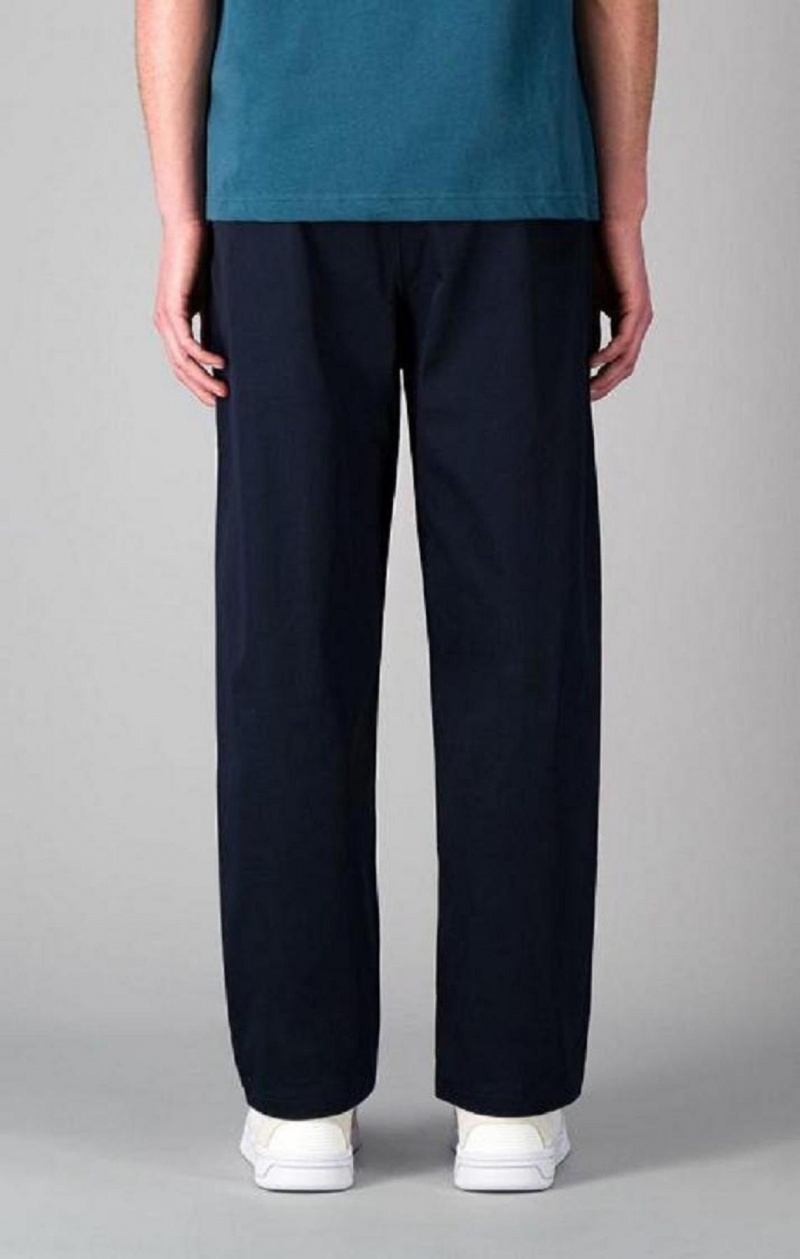 Pánské Jogger Kalhoty Champion Rovný Leg Front Seam Woven Trousers Tmavě Blankyt | 1948-JYSRN